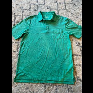 Straight down mens golf polo